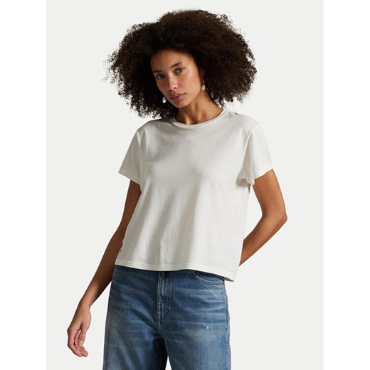 Polo Ralph Lauren T-Shirt 211967102001 Biały Classic Fit ze sklepu MODIVO w kategorii Bluzki damskie - zdjęcie 186030040