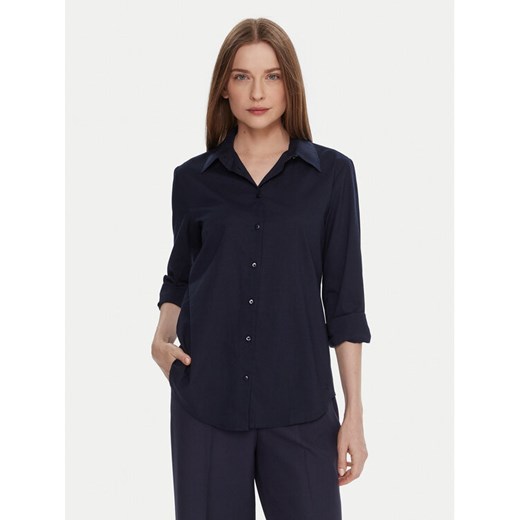 United Colors Of Benetton Koszula 5WPQDQ0AX Granatowy Regular Fit ze sklepu MODIVO w kategorii Koszule damskie - zdjęcie 186030143