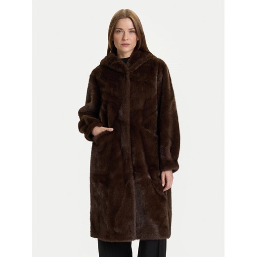 Rinascimento Futro CFC0122225003 Brązowy Regular Fit ze sklepu MODIVO w kategorii Futra damskie - zdjęcie 186030220