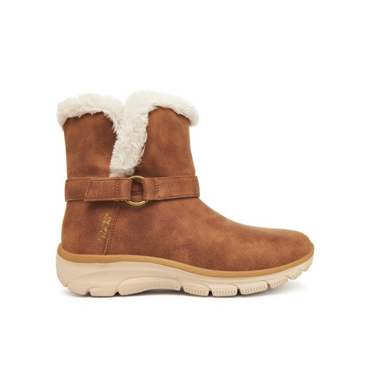 Skechers Botki Easy Going 168045/CSNT Brązowy ze sklepu MODIVO w kategorii Botki - zdjęcie 186030224