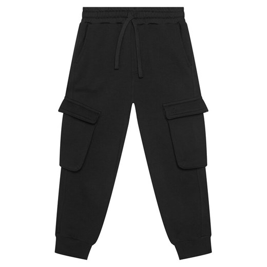 United Colors Of Benetton Spodnie dresowe 3J68CF06I Czarny Regular Fit ze sklepu MODIVO w kategorii Spodnie chłopięce - zdjęcie 186030281