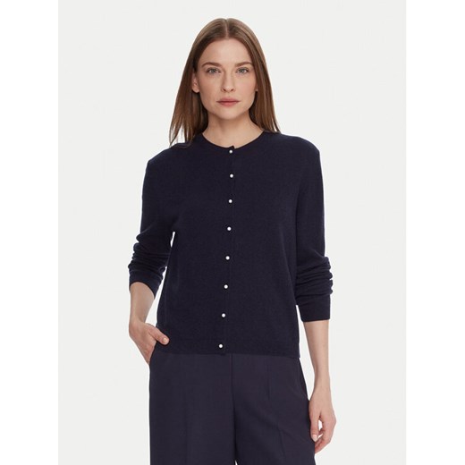 United Colors Of Benetton Kardigan 1002D501U Granatowy Regular Fit ze sklepu MODIVO w kategorii Swetry damskie - zdjęcie 186030302