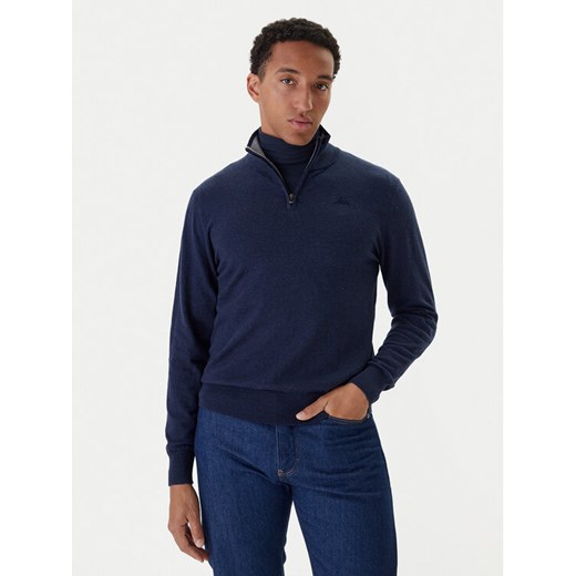 Robe di Kappa Golf 68118HW 194 Granatowy Regular Fit ze sklepu MODIVO w kategorii Swetry męskie - zdjęcie 186030550