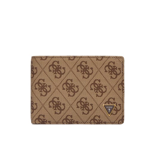 Guess Portfel SMMALL LEA27 Brązowy ze sklepu MODIVO w kategorii Portfele męskie - zdjęcie 186030563