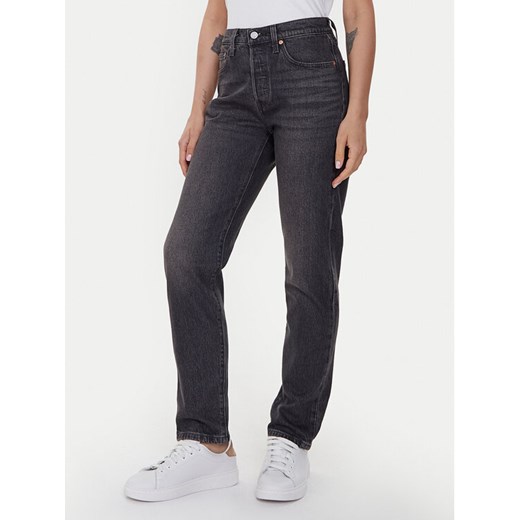 Levi's® Jeansy 501® 36200-0304 Czarny Cropped Fit ze sklepu MODIVO w kategorii Jeansy damskie - zdjęcie 186030791