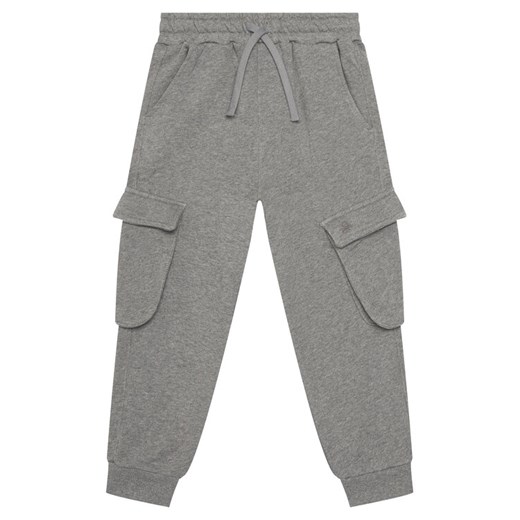 United Colors Of Benetton Spodnie dresowe 3J68CF06I Szary Regular Fit - id: 0000305267634 - marki United Colors Of Benetton - 186030921 United Colors Of Benetton Spodnie dresowe 3J68CF06I Szary Regular Fit ze sklepu MODIVO w kategorii Spodnie dziewczęce - zdjęcie 186030921