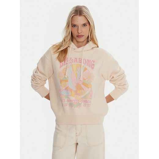 Billabong Bluza EBJSF00186 Żółty Regular Fit ze sklepu MODIVO w kategorii Bluzy damskie - zdjęcie 186031043