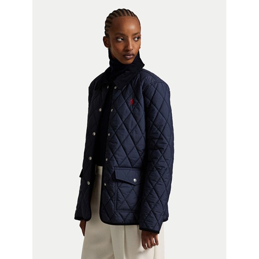 Polo Ralph Lauren Kurtka przejściowa 211965336002 Granatowy Straight Fit ze sklepu MODIVO w kategorii Kurtki damskie - zdjęcie 186031093