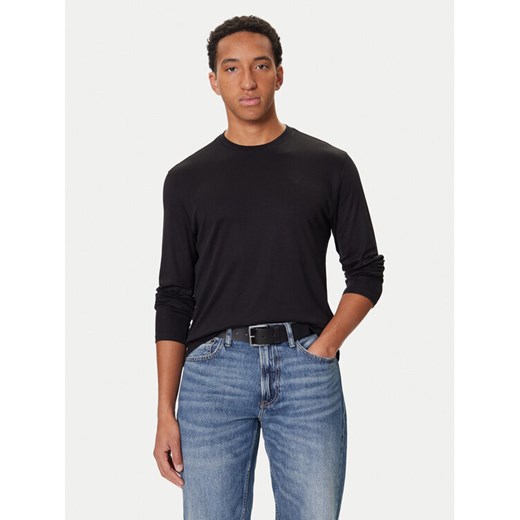 Calvin Klein Longsleeve LV04LD227G Czarny Regular Fit ze sklepu MODIVO w kategorii T-shirty męskie - zdjęcie 186031144