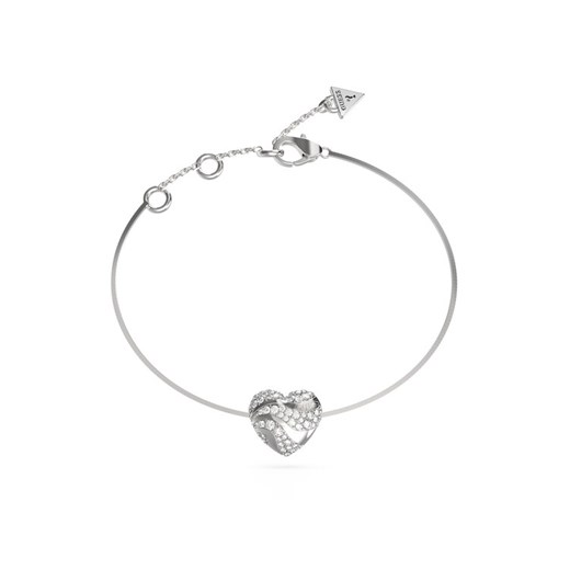 Guess Bransoletka JUBB04 502JW Srebrny - id: 0000304502798 - marki Guess - 186031184 Guess Bransoletka JUBB04 502JW Srebrny ze sklepu MODIVO w kategorii Bransoletki - zdjęcie 186031184