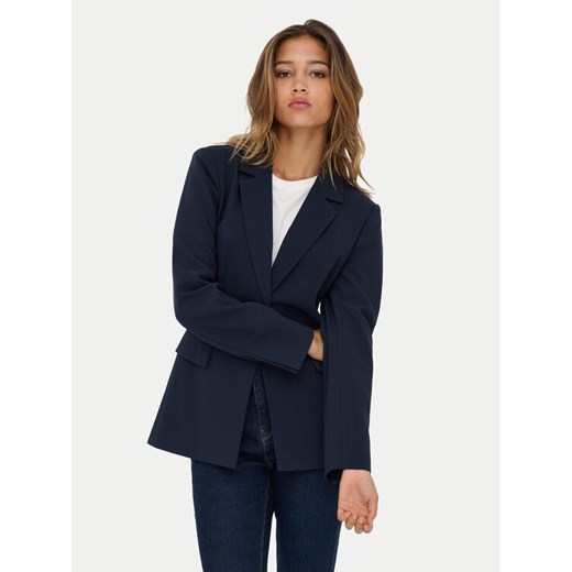 ONLY Marynarka Raven 15357457 Granatowy Slim Fit ze sklepu MODIVO w kategorii Marynarki damskie - zdjęcie 186031242