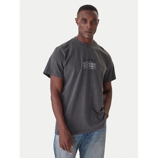 G-Star Raw T-Shirt Multi Logo D26049-C756 Niebieski Loose Fit ze sklepu MODIVO w kategorii T-shirty męskie - zdjęcie 186031270