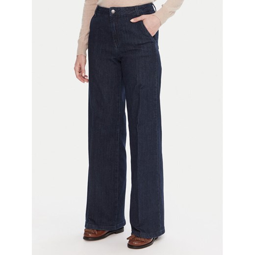 United Colors Of Benetton Jeansy 4TUT574X5 Granatowy Wide Leg ze sklepu MODIVO w kategorii Jeansy damskie - zdjęcie 186031304