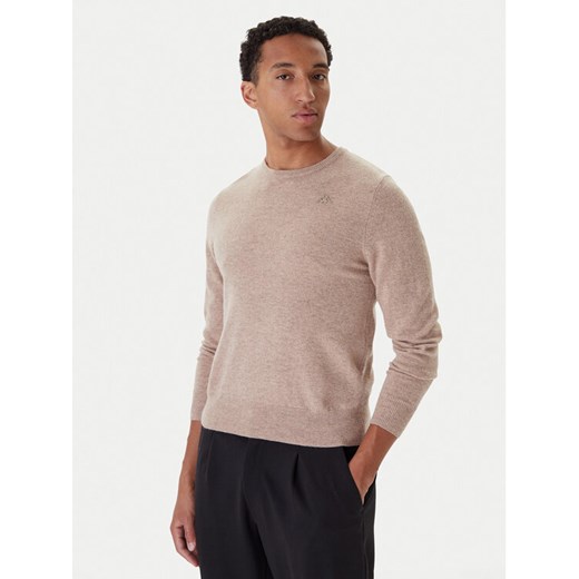 Robe di Kappa Sweter 670477X 188 Beżowy Regular Fit ze sklepu MODIVO w kategorii Swetry męskie - zdjęcie 186031324