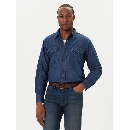 Levi's® Koszula jeansowa Western A1919-0061 Granatowy Relaxed Fit ze sklepu MODIVO w kategorii Koszule męskie - zdjęcie 186031352