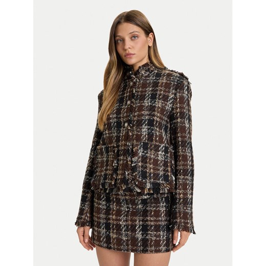 ViCOLO Marynarka TF0204 Brązowy Regular Fit ze sklepu MODIVO w kategorii Marynarki damskie - zdjęcie 186031360