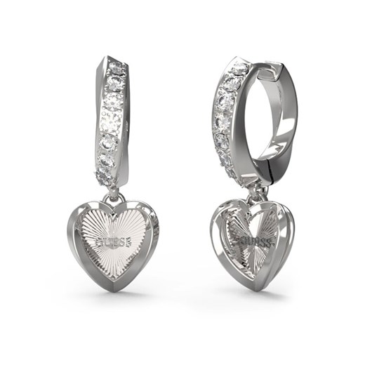 Guess Kolczyki JUBE04 615JW Srebrny - id: 7626741536313 - marki Guess - 186031441 Guess Kolczyki JUBE04 615JW Srebrny ze sklepu MODIVO w kategorii Kolczyki - zdjęcie 186031441