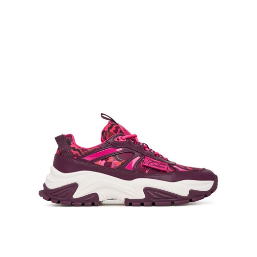 Versace Jeans Couture Sneakersy 79VA3SVG Bordowy ze sklepu MODIVO w kategorii Buty sportowe damskie - zdjęcie 186031531