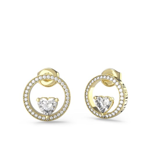 Guess Kolczyki JUBE04 666JW Złoty ze sklepu MODIVO w kategorii Kolczyki - zdjęcie 186031542