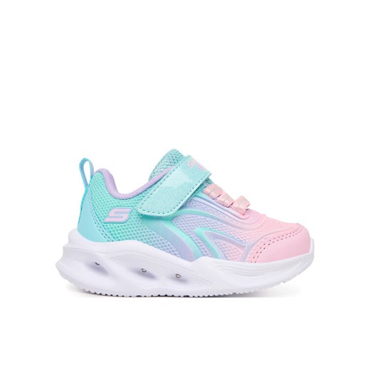 Skechers Sneakersy Sola Glow 303713N AQMT Niebieski ze sklepu MODIVO w kategorii Buty sportowe dziecięce - zdjęcie 186031600