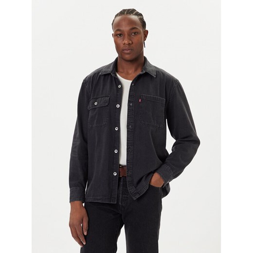 Levi's® Koszula jeansowa Truckee 003NW-0001 Czarny Relaxed Fit ze sklepu MODIVO w kategorii Koszule męskie - zdjęcie 186031674