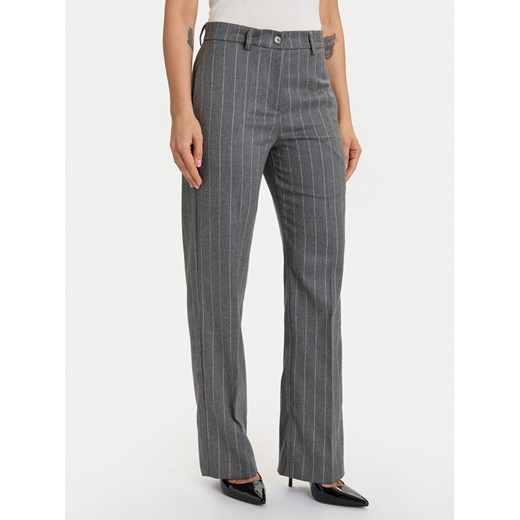 ViCOLO Spodnie materiałowe TF0232 Szary Regular Fit ze sklepu MODIVO w kategorii Spodnie damskie - zdjęcie 186031774