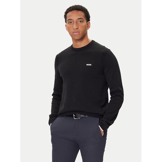 BOSS Sweter K_Ever-X 50541940 Czarny Regular Fit ze sklepu MODIVO w kategorii Swetry męskie - zdjęcie 186031800