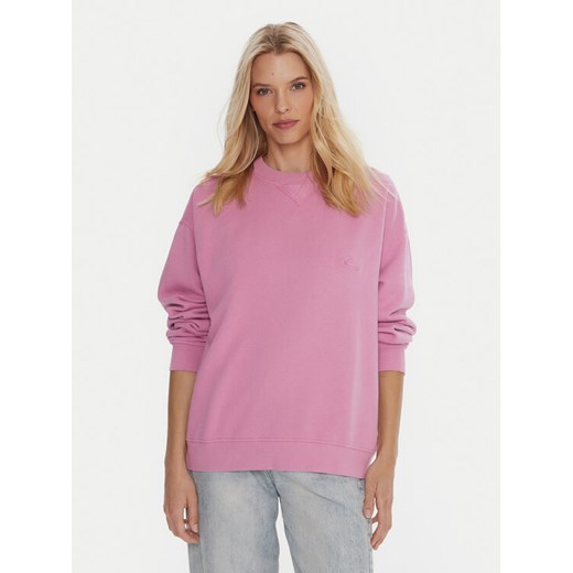 Quiksilver Bluza Essential Crew EQWFT03190 Fioletowy Standard Fit ze sklepu MODIVO w kategorii Bluzy damskie - zdjęcie 186031874
