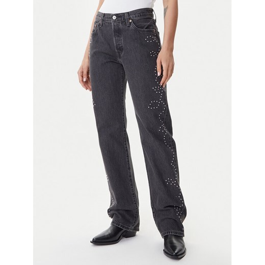 Levi's® Jeansy 501® ’90 A1959-0092 Czarny Straight Fit ze sklepu MODIVO w kategorii Jeansy damskie - zdjęcie 186031910