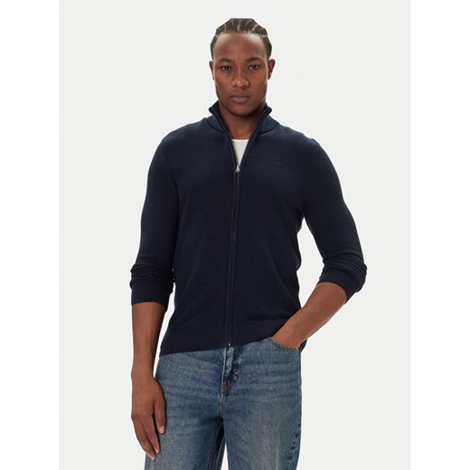 Mustang Kardigan Escondido 1016847 Granatowy Regular Fit ze sklepu MODIVO w kategorii Swetry męskie - zdjęcie 186031922