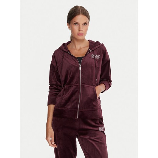 DKNY Sport Bluza DP5J9634 Bordowy Regular Fit ze sklepu MODIVO w kategorii Bluzy damskie - zdjęcie 186031973