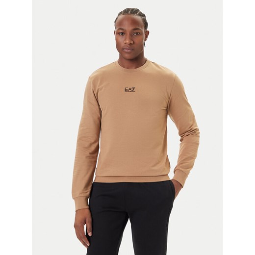 EA7 Emporio Armani Bluza 8NPM30 PJVRZ U6171 Beżowy Regular Fit ze sklepu MODIVO w kategorii Bluzy męskie - zdjęcie 186031974
