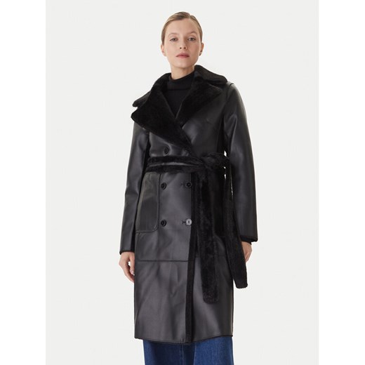 LOLA CASADEMUNT Płaszcz zimowy LF2501015 Czarny Regular Fit ze sklepu MODIVO w kategorii Płaszcze damskie - zdjęcie 186031984