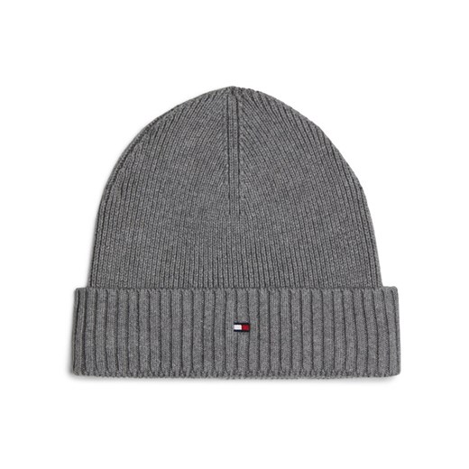 Tommy Hilfiger Czapka Flag AM0AM12796 Szary ze sklepu MODIVO w kategorii Czapki zimowe męskie - zdjęcie 186032000