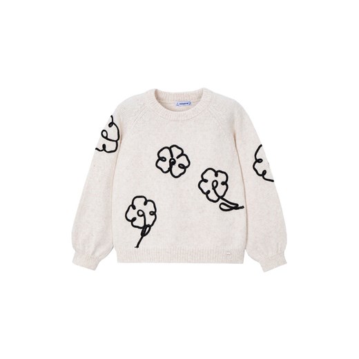 Mayoral Sweter 4308 Beżowy Regular Fit ze sklepu MODIVO w kategorii Swetry dziewczęce - zdjęcie 186032042