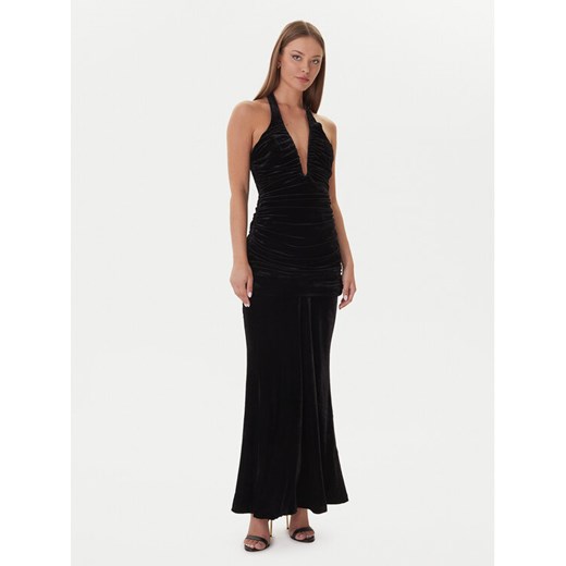 Bardot Sukienka wieczorowa Elvira Halter 60117DB Czarny Regular Fit ze sklepu MODIVO w kategorii Sukienki - zdjęcie 186032044