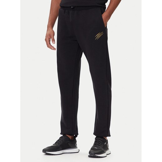 Plein Sport Spodnie dresowe PAEC MJT2607 STE003N Czarny Regular Fit ze sklepu MODIVO w kategorii Spodnie męskie - zdjęcie 186032110