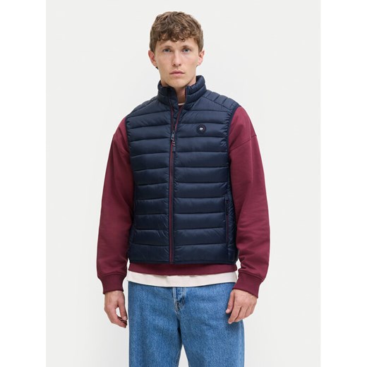 Jack & Jones Kamizelka Bradley 12280973 Granatowy Regular Fit ze sklepu MODIVO w kategorii Kamizelki męskie - zdjęcie 186032162