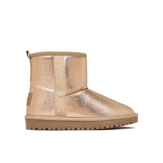 Pepe Jeans Śniegowce Diss Party G PGS500004 Złoty ze sklepu MODIVO w kategorii Buty zimowe dziecięce - zdjęcie 186032200