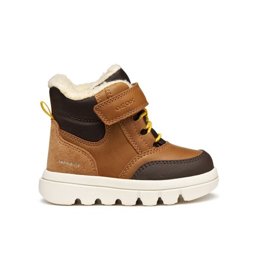 Geox Kozaki B Willaboom B Ab B365BC 0ME22 C6654 M Brązowy ze sklepu MODIVO w kategorii Buty zimowe dziecięce - zdjęcie 186032271