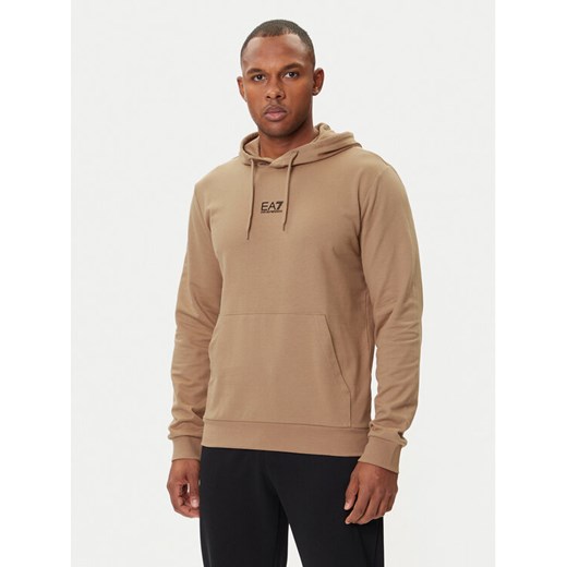 EA7 Emporio Armani Bluza 8NPM32 PJVRZ U6171 Beżowy Regular Fit ze sklepu MODIVO w kategorii Bluzy męskie - zdjęcie 186032330