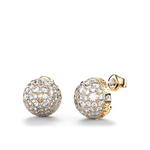 Guess Kolczyki JUBE04 457JW Złoty ze sklepu MODIVO w kategorii Kolczyki - zdjęcie 186032414
