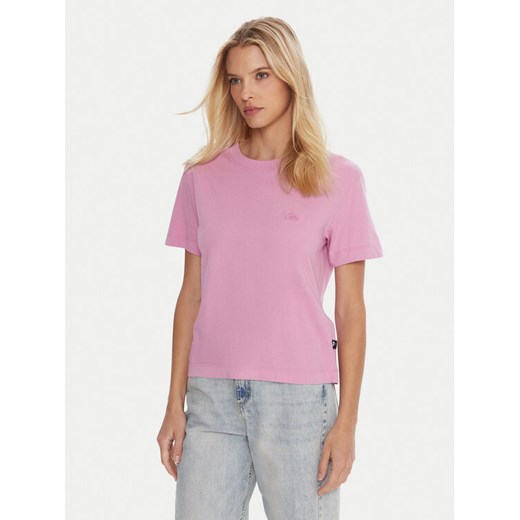 Quiksilver T-Shirt Essential EQWZT03196 Fioletowy Regular Fit ze sklepu MODIVO w kategorii Bluzki damskie - zdjęcie 186032441