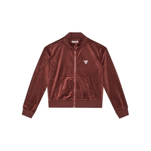 Guess Bluza J4RQ22 K0232 Bordowy Relaxed Fit ze sklepu MODIVO w kategorii Bluzy dziewczęce - zdjęcie 186032451