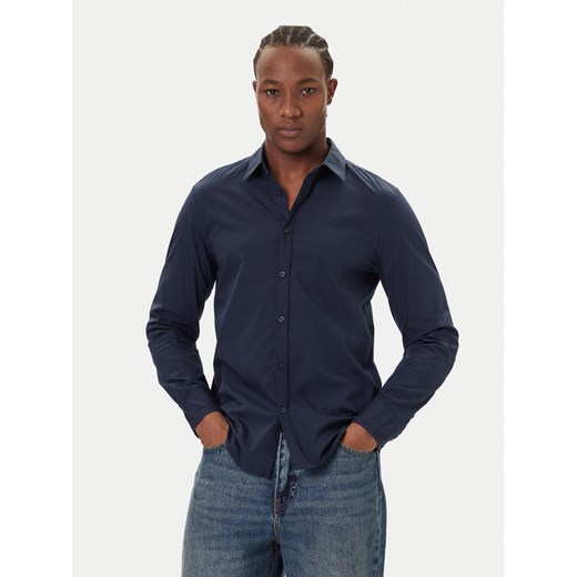 Mustang Koszula Canton 1016951 Granatowy Slim Fit ze sklepu MODIVO w kategorii Koszule męskie - zdjęcie 186032484