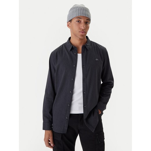 Quiksilver Koszula EQYWT04670 Czarny Regular Fit ze sklepu MODIVO w kategorii Koszule męskie - zdjęcie 186032501