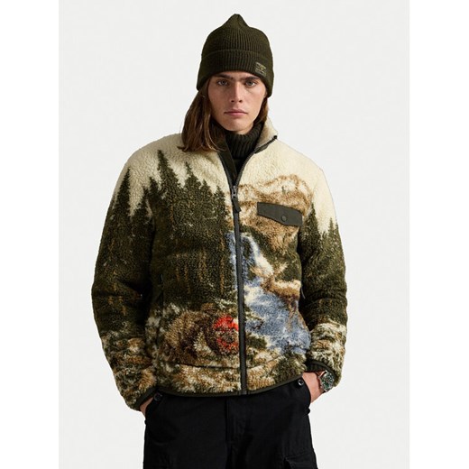 Polo Ralph Lauren Polar 710980791001 Zielony Relaxed Fit ze sklepu MODIVO w kategorii T-shirty męskie - zdjęcie 186032531