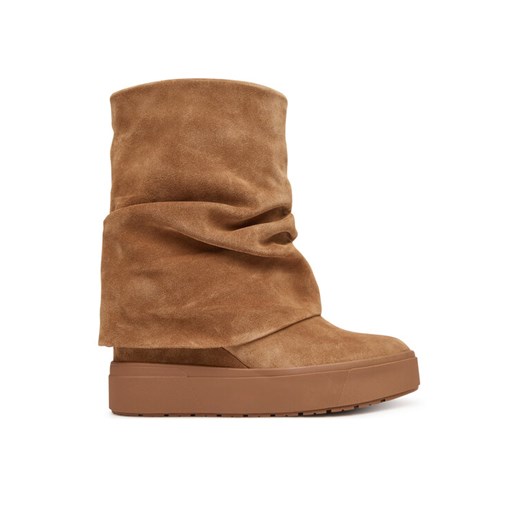 Guess Botki FLFGUI SUE10 Brązowy ze sklepu MODIVO w kategorii Botki - zdjęcie 186032541