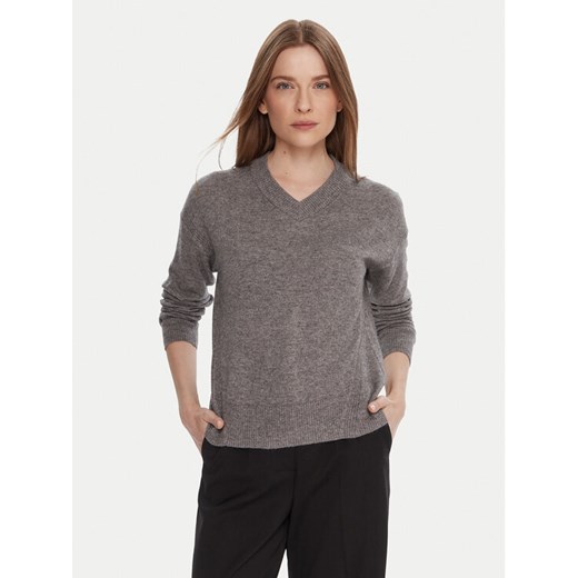 United Colors Of Benetton Sweter 102HD4032 Szary Relaxed Fit ze sklepu MODIVO w kategorii Swetry damskie - zdjęcie 186032603