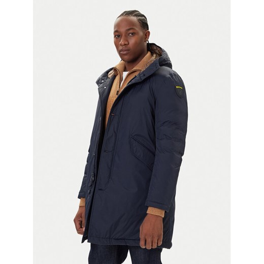Blauer Parka Faywood 25WBLUK11140 007286 Granatowy Regular Fit ze sklepu MODIVO w kategorii Parki męskie - zdjęcie 186032654